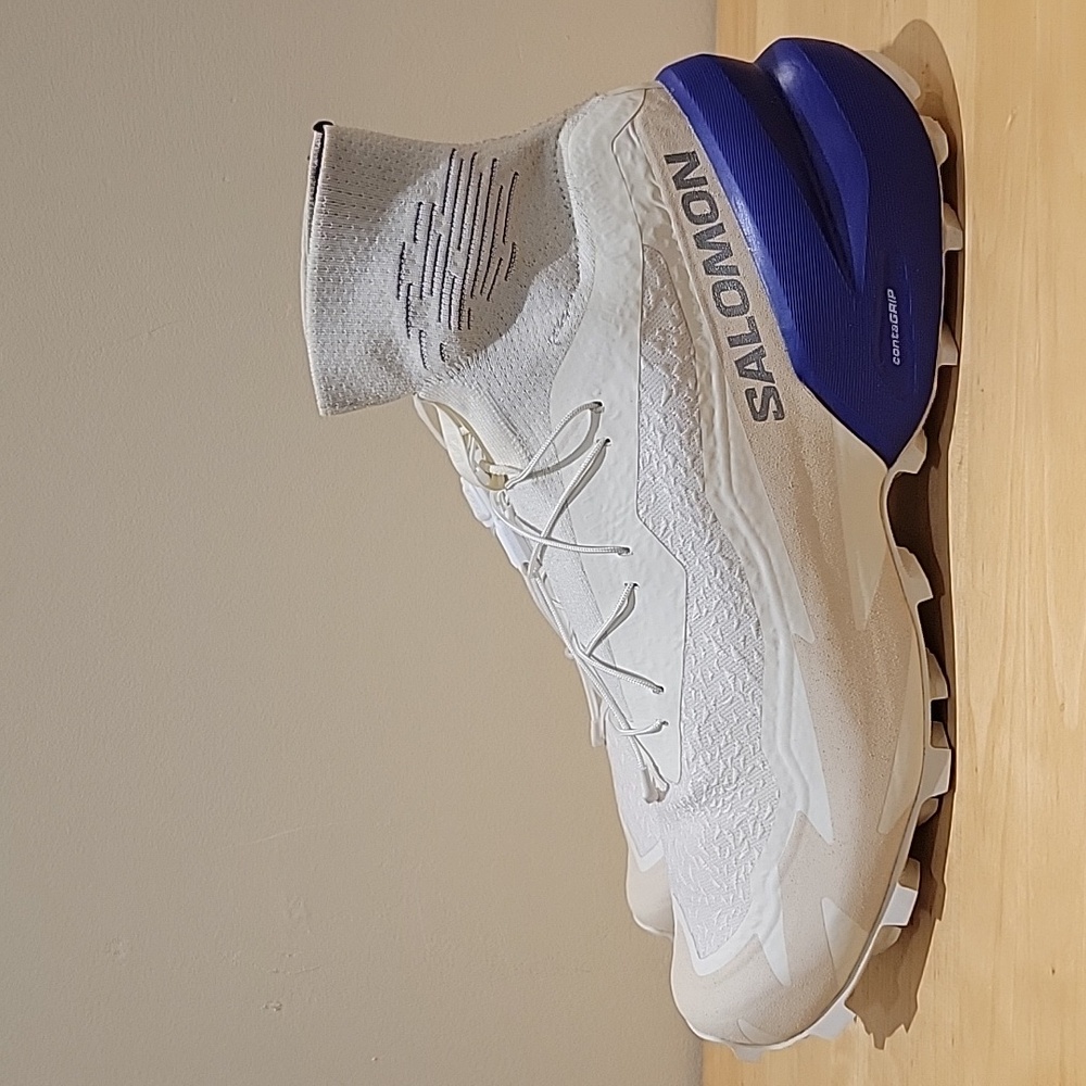 Salomon Speedcross Advanced sneakers in white/purple